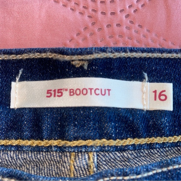 Levi's 515 Bootcut Indigo Denim Jeans - Picture 7 of 9
